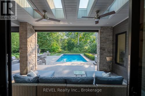 566 Lansdowne Avenue, Niagara-On-The-Lake (Town), ON - Outdoor With In Ground Pool