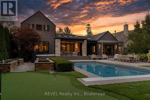 566 Lansdowne Avenue, Niagara-On-The-Lake (Town), ON - Outdoor With In Ground Pool With Deck Patio Veranda