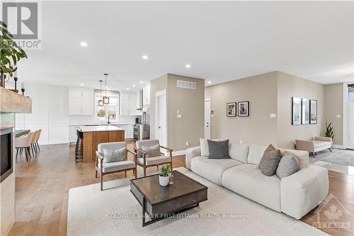 500 Shoreway Drive, Ottawa, ON - Indoor Photo Showing Living Room With Fireplace