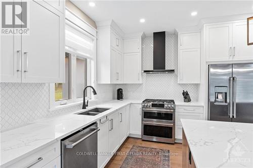 500 Shoreway Drive, Ottawa, ON - Indoor Photo Showing Kitchen With Double Sink With Upgraded Kitchen