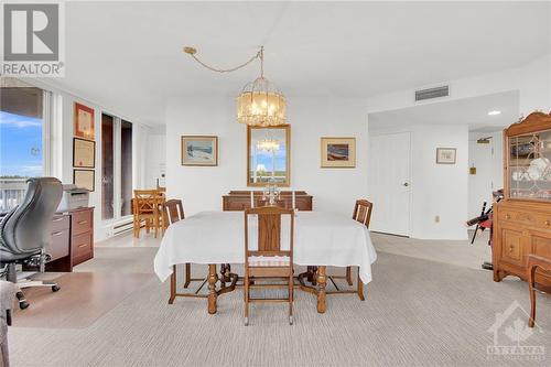 100 Grant Carman Drive Unit#706, Ottawa, ON - Indoor Photo Showing Dining Room