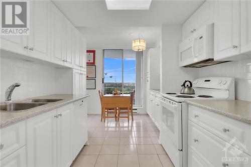 100 Grant Carman Drive Unit#706, Ottawa, ON - Indoor Photo Showing Kitchen With Double Sink