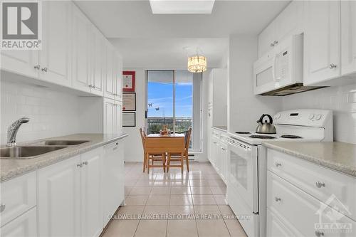 706 - 100 Grant Carman Drive, Ottawa, ON - Indoor Photo Showing Kitchen With Double Sink