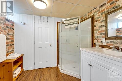 Lower level new 2023, three-piece, bathroom - 4055 Hanley Lane, Perth, ON - Indoor Photo Showing Bathroom