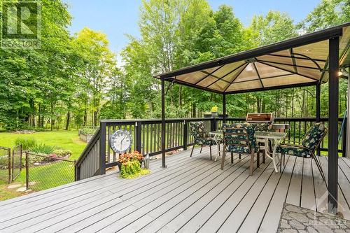 Large deck for gatherings and entertaining - 479 Drummond Concession 11 Road, Carleton Place, ON - Outdoor With Deck Patio Veranda With Exterior