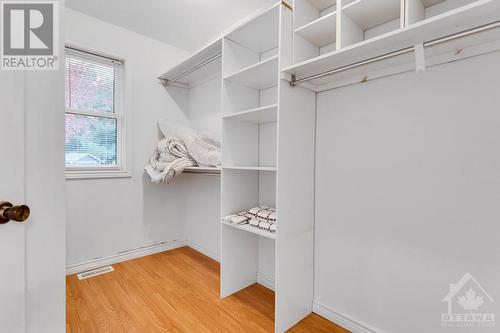 Ensuite walk-in closet with window - 28 Mountain View Lane, Westport, ON - Indoor With Storage