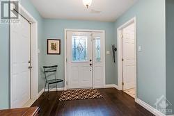 Welcoming foyer has walk-in closet - 