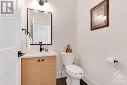 Main floor powder room - 