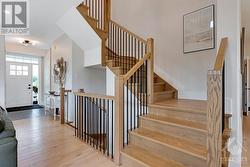 Oak staircase to second floor - 