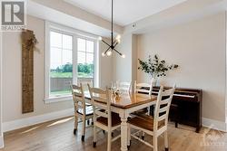 Dining room overlooking back yard - 