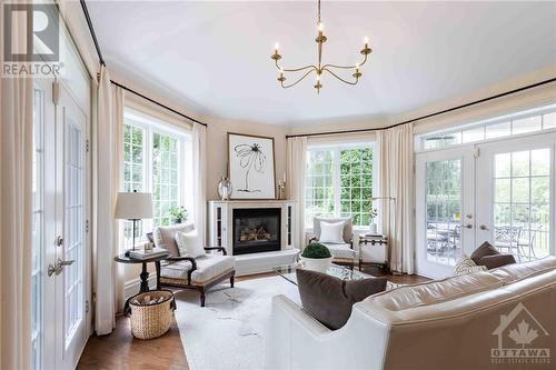 6197 Ottawa Street, Richmond, ON - Indoor Photo Showing Living Room With Fireplace