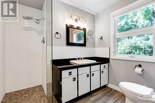 Second ensuite has glass shower with dual shower heads - 3108 Beckwith 9Th Line, Carleton Place, ON - Indoor Photo Showing Bathroom