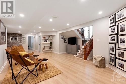 Lower level family room laminate flooring and nook for desk nook - 3108 Beckwith 9Th Line, Carleton Place, ON - Indoor