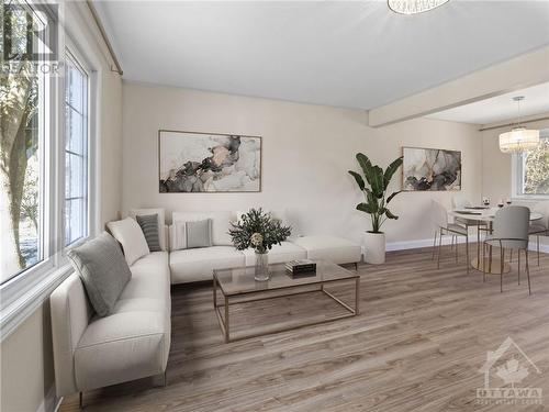 Bright and Spacious Living/Dining - 1989 Naples Avenue, Ottawa, ON - Indoor Photo Showing Living Room