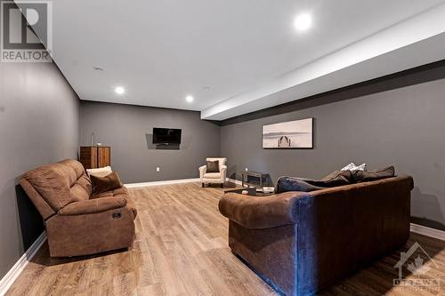 media room off of the games room - 1608 Nolans Road, Montague, ON - Indoor