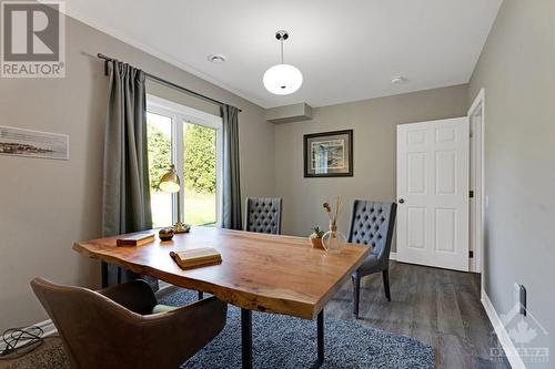 lower level office/bedroom - 1608 Nolans Road, Montague, ON - Indoor Photo Showing Dining Room