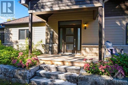 front entrance - 1608 Nolans Road, Montague, ON - Outdoor With Deck Patio Veranda