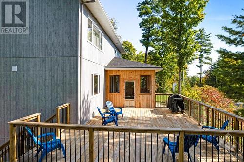 Deck access to sunroom - 1074 Barrett Chute Road, Calabogie, ON - Outdoor With Exterior