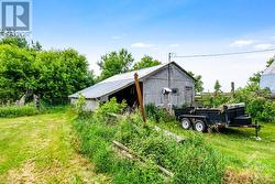 Sheep barn with pens - 