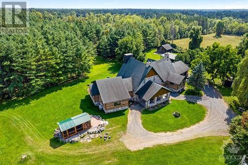 Picturesque 92 acres on Tay River has European-style home with attached heated double garage-workshop - 2499 Bathurst Concession 2 Road, Perth, ON - Outdoor With View