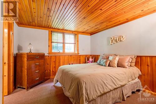 Lower level home's second bedroom - 1102 Ebbs Bay Road, Carleton Place, ON - Indoor Photo Showing Bedroom