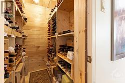 Temperature/humidity controlled wine room - 