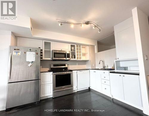 2709 - 210 Victoria Street, Toronto, ON - Indoor Photo Showing Kitchen With Stainless Steel Kitchen