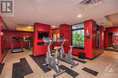 245 Kent Street Unit#908, Ottawa, ON - Indoor Photo Showing Gym Room