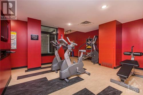 245 Kent Street Unit#908, Ottawa, ON - Indoor Photo Showing Gym Room