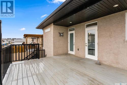 4209 Green Olive Way E, Regina, SK - Outdoor With Deck Patio Veranda With Exterior