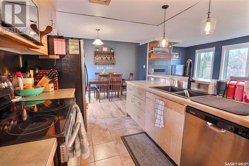 232 Otter Street, Air Ronge, SK - Indoor Photo Showing Kitchen With Double Sink