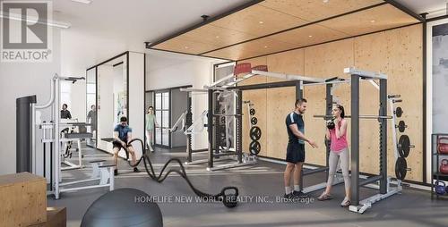 2611 - 20 Richardson Street, Toronto, ON - Indoor Photo Showing Gym Room