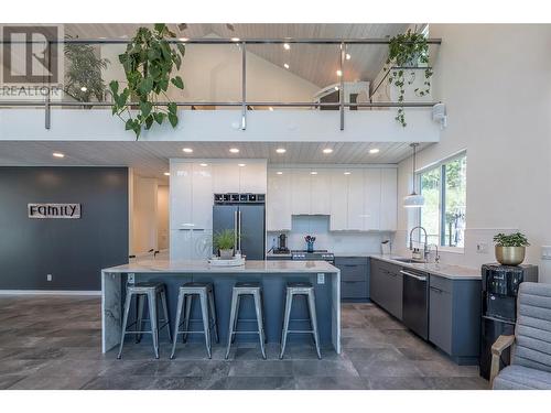 8735 Forsberg Road, Vernon, BC - Indoor Photo Showing Kitchen With Upgraded Kitchen