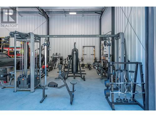 8735 Forsberg Road, Vernon, BC - Indoor Photo Showing Gym Room