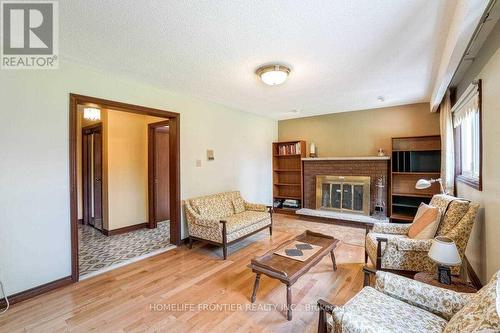 28 Barker Avenue, Toronto, ON - Indoor Photo Showing Living Room With Fireplace