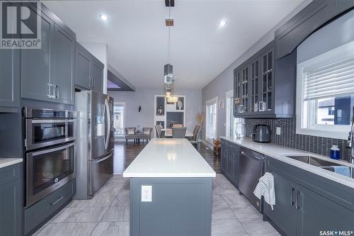 770 Labine Court, Saskatoon, SK - Indoor Photo Showing Kitchen With Stainless Steel Kitchen With Double Sink