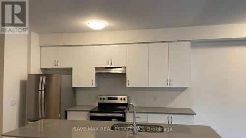 712 - 585 Colborne Street E, Brantford, ON - Indoor Photo Showing Kitchen With Stainless Steel Kitchen