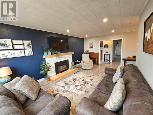 10 Gushue Place, Corner Brook, NL - Indoor Photo Showing Living Room With Fireplace