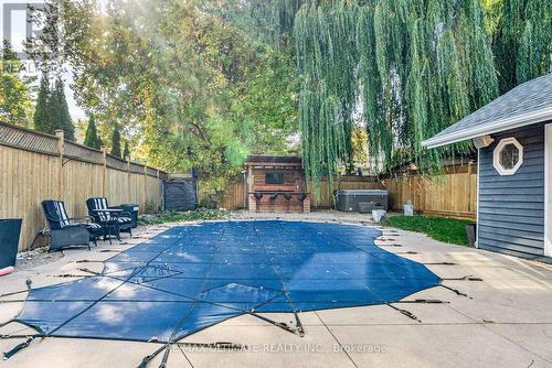 856 Goodwin Road, Mississauga, ON - Outdoor With In Ground Pool