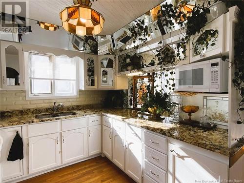 102 Principale Street, Saint-Basile, NB - Indoor Photo Showing Kitchen With Double Sink