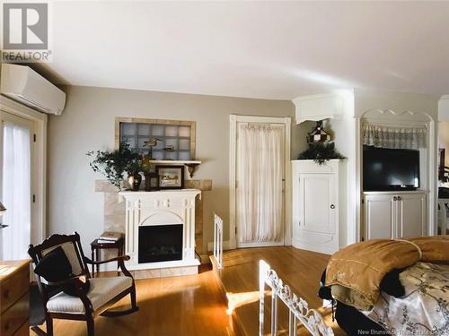 102 Principale Street, Saint-Basile, NB - Indoor Photo Showing Living Room With Fireplace