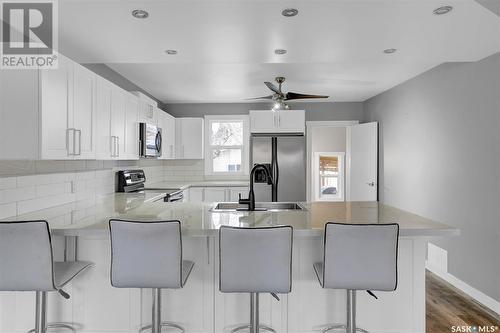 1026 Broder Street, Regina, SK - Indoor Photo Showing Kitchen With Upgraded Kitchen