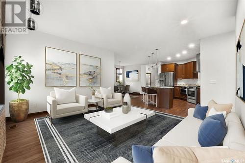 3525 Evans Court, Regina, SK - Indoor Photo Showing Living Room