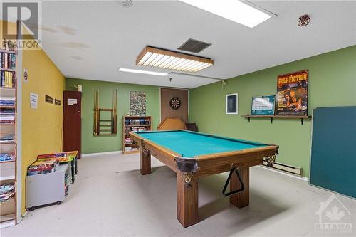 Amenities: Games room w/ billiards, darts & more. - 1285 Cahill Drive Unit#507, Ottawa, ON - Indoor Photo Showing Other Room