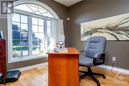 bed 3  presently being used as a den with hardwood flooring - 60 Forest Creek Drive, Ottawa, ON - Indoor Photo Showing Office