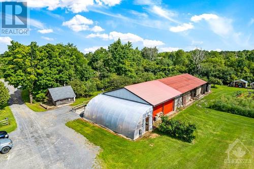 Half of barn is Spa; other half is regular barn. Greenhouse is attached to the barn - 1731 Beckwith 7Th Line, Carleton Place, ON 