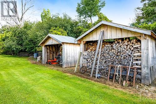 Woodshed and storage sheds - 1731 Beckwith 7Th Line, Carleton Place, ON 