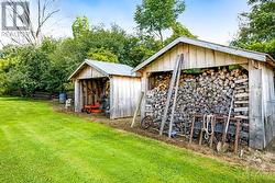 Woodshed and storage sheds - 