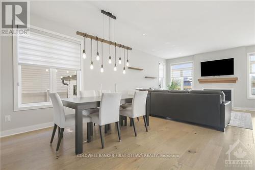 747 Boothfield Street, Ottawa, ON - Indoor Photo Showing Dining Room With Fireplace