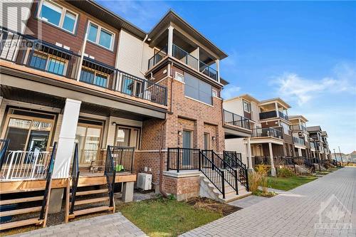 157 Anthracite Private, Ottawa, ON - Outdoor With Balcony With Deck Patio Veranda With Facade